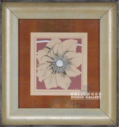 21X19 FOIL FLORAL/ WIDE SILVR SCOOP