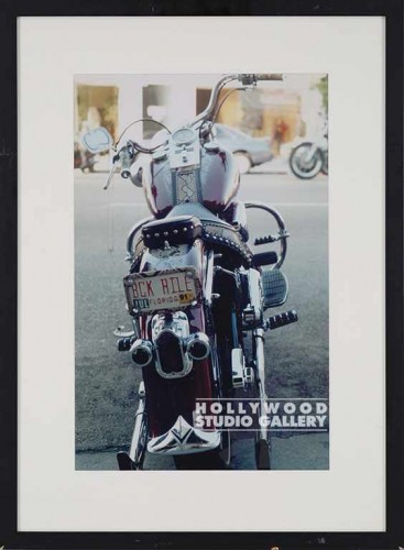 33X24 MOTORCYCLE BACK VU FOTO/BLK