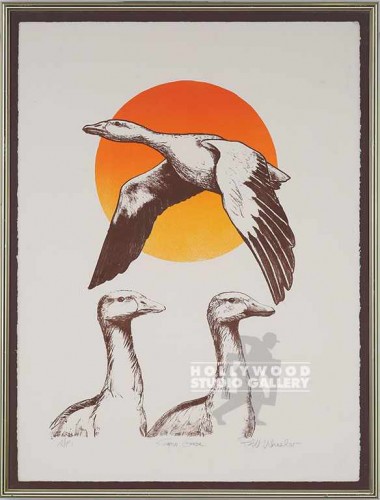 33X25 WHEELER SNOW GEESE/BRASS