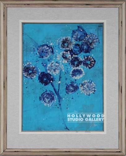 35X28 HARRIS SARAH 2-BLU FLORAL/WH