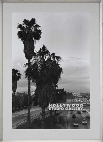 34X24 FOWLER B/W LA FREEWAY/PALMS