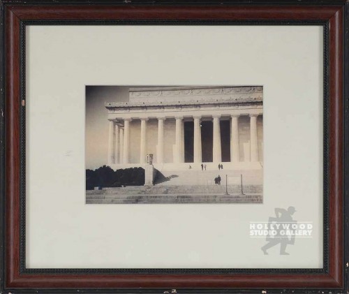 12X14 DC SEPIA-LINCOLN MEMORIAL/WD