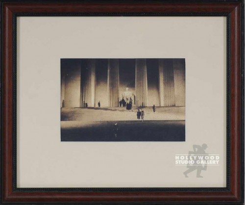 12X14 DC SEPIA-LINCOLN MEMORIAL/WD