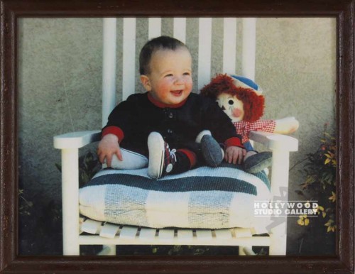 8x10 Sitting Little Boy w/Toy