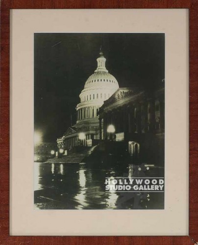 14x11 Sepia Wash. D.C. Cap Bldg