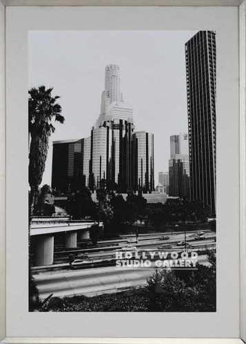 34X24 FOWLER B/W LA ARCHI/FREEWAY
