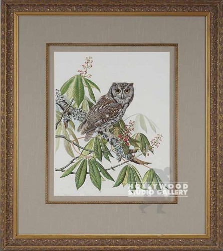 36X31 FORMAL BIRD-TANICAL/ORN GOLD