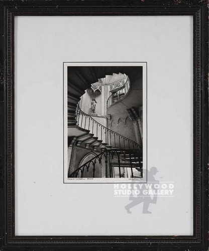 19X16 UHLFELDER B/W SPIRAL STAIRS