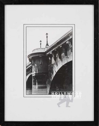20X16 RF B/W PARIS BRIDGE/BLK LAQ