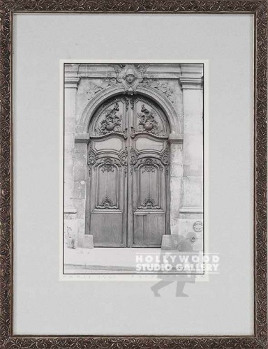 20X15 RF B/W PARIS DOOR/ORN SILVR