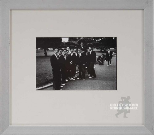 12X14 OLSON B/W ASIAN BOYS/ ALUM.