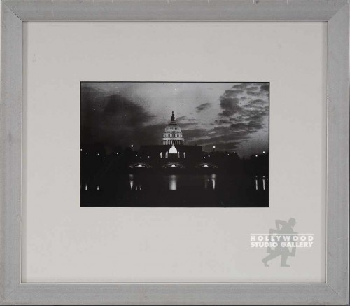 12X14 B/W CAPITOL BLDG-NIGHT / ALUM