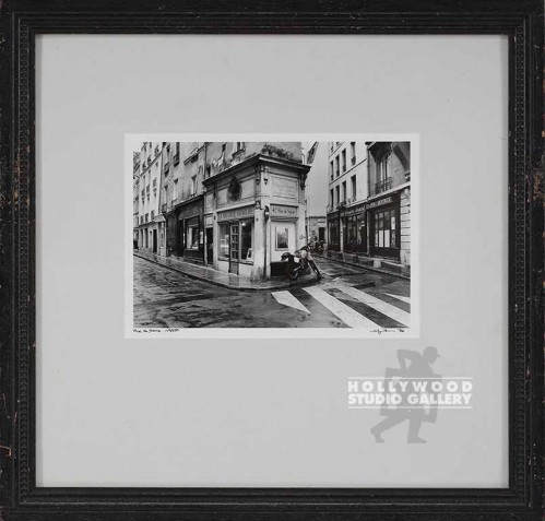 17X18 UHLFELDER B/W PARIS STREET/BL