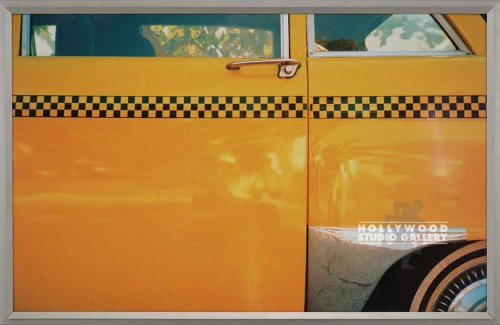 21X33 FOWLER TAXICAB DETAIL/ ALUM.