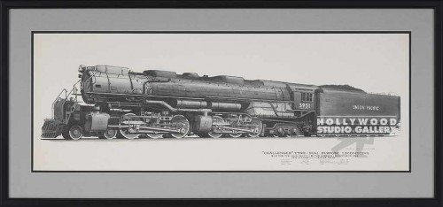 40x19 Train/Grey Mats/Black Frame