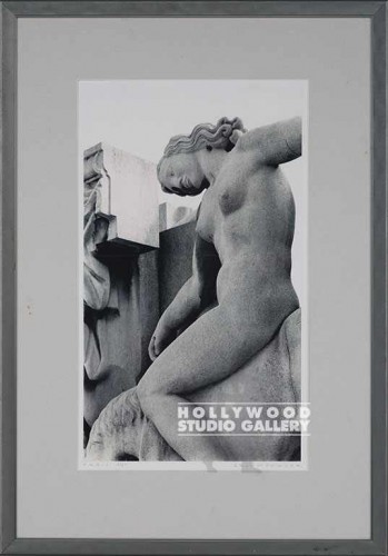 27x19 Fowler Deco/Euro-Nude-Female Statue