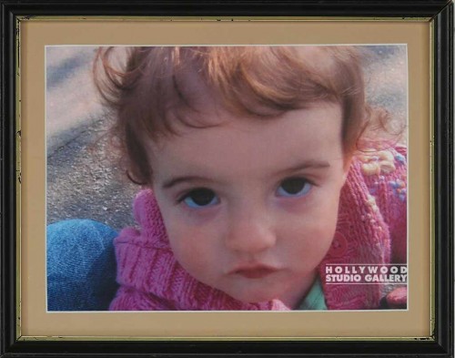 9X12 CLR PHT LIL GIRL W/PINK TOP