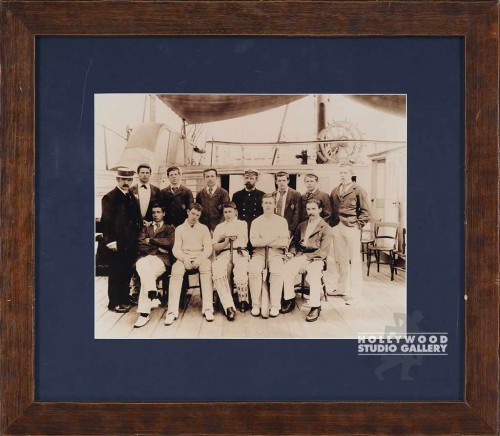 22x25 SEPIA SHIP CREW-TEAM/BLUE MAT
