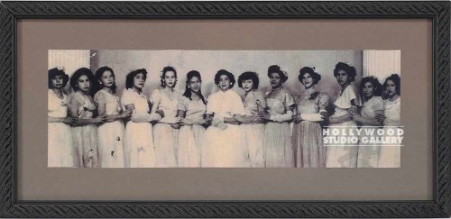 8X16 BLK FRM/VNTGE BRIDESMAIDS FOTO