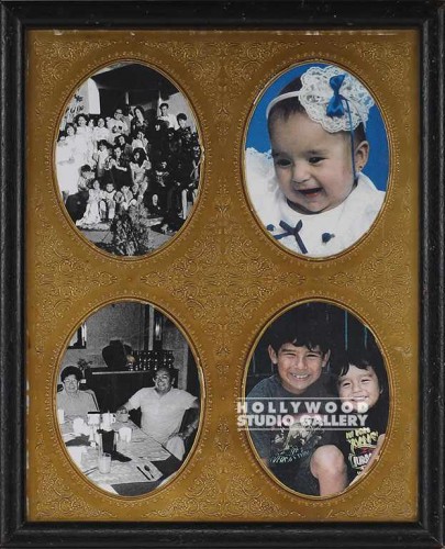 12X10BABY PHOTO FRAME/ GOLD BURG