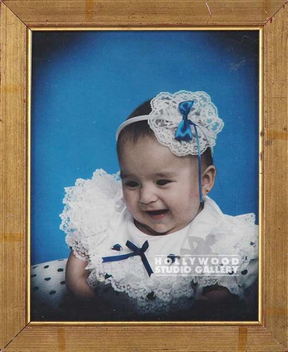 8x10 Lil Girl w/Funny Head Band  25