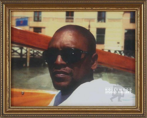 10X12 BLACK MAN WITH SHADES