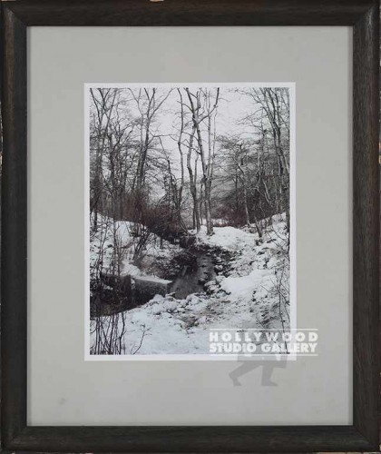 18X15 FRANKEL SNOW TREES-STREAM/BRN