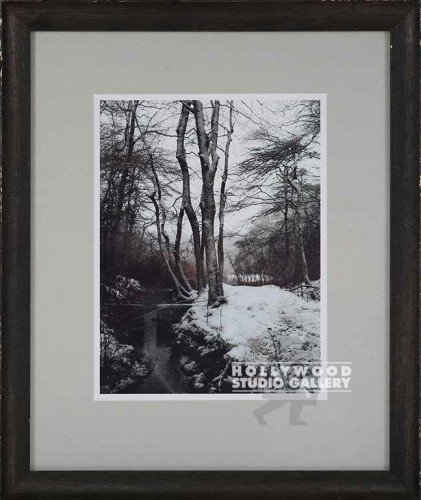 18X15 FRANKEL SNOW TREES-STREAM/BRN