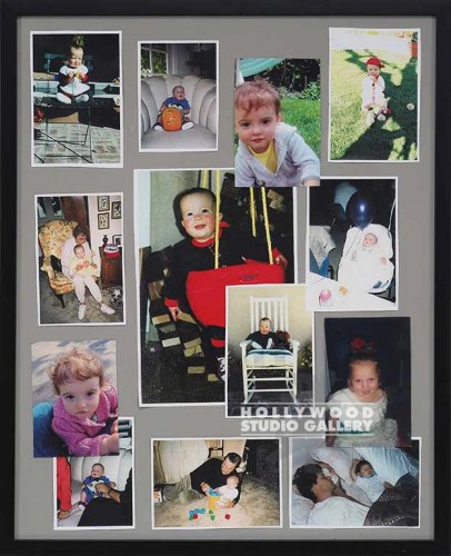 26X21 FRMD KID COLLAGE/BLCK FRM/JJ