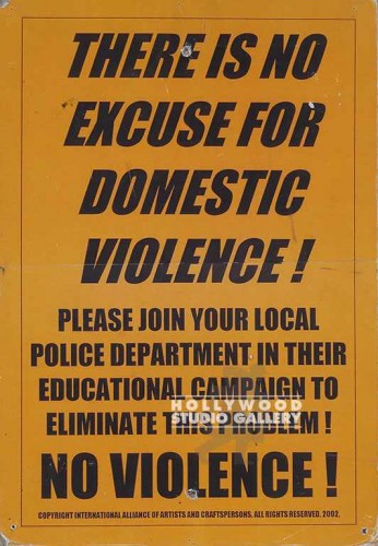 18X12 STOP DOMESTIC VIOLENCE PSTR