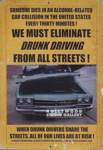 18X12 STOP DRUNK DRIVING POSTER