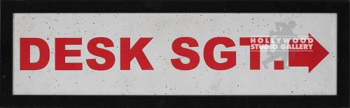 5X16 DESK SGT. SIGN W/ARROW