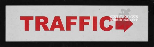 5X16 TRAFFIC SIGN W/ARROW FRAMED