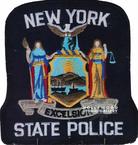 18x17 NY STATE POLICE SEAL/UNFRAMED