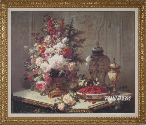 44X52ROBIE TULIPS,FLOWERS,RASPB/ORN