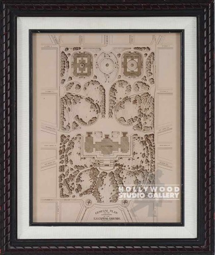 18 X 15 US CAPITOL AERIAL/CHERRY