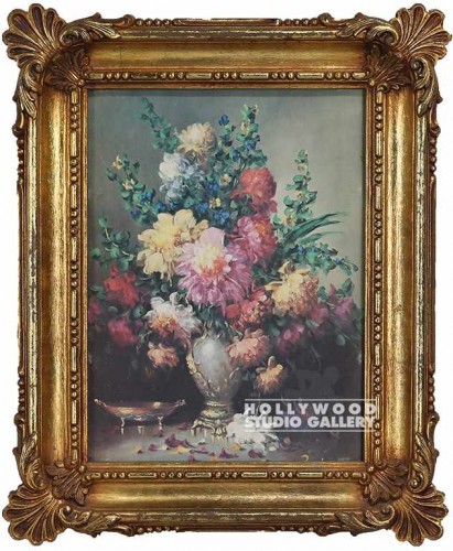 15x21 Floral/Gold Frame