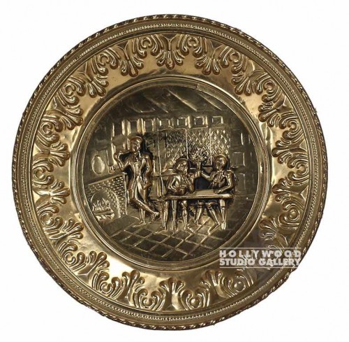 12" Dia./Brass Plate