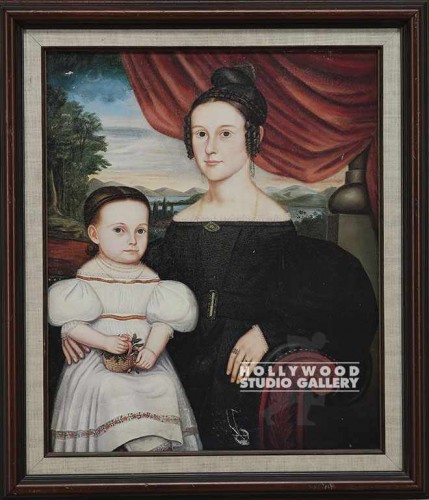 25x21 Victorian Print Framed