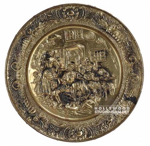 15` DIA Brass Decorative Plate