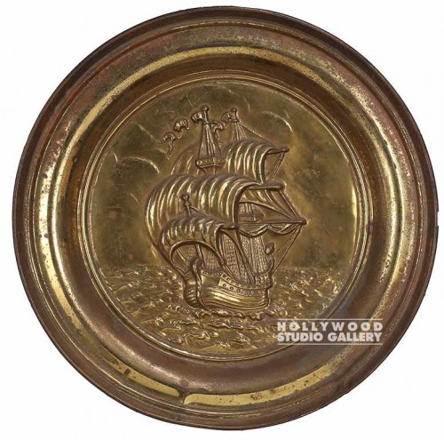 17" DIA Brass Decorative Plate
