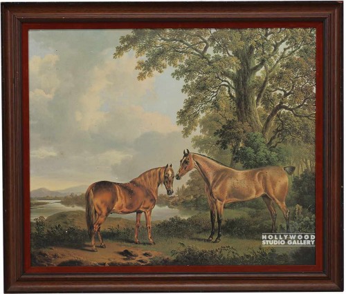 24x28 Two Horse Print