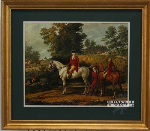 25x30 Hunt/Gold Frame