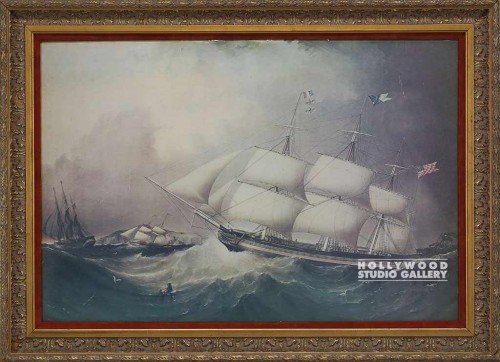 25X34  Nautical Print/Framed