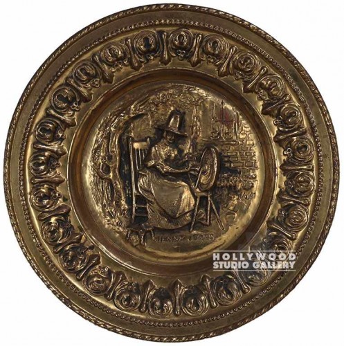13" Brass Decorative Plate