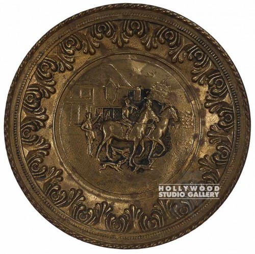 12" Brass Decorative Plate