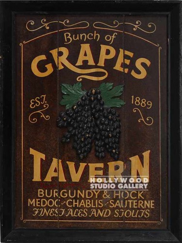 30x22 Bunch Of Grapes Wine Ad
