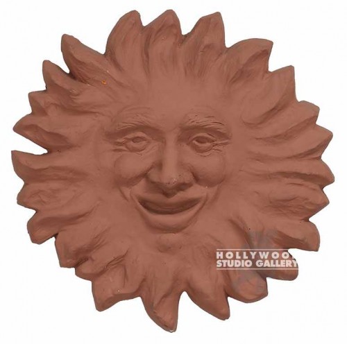 12" Terracotta Sun Plaque