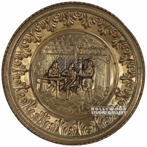 12" Brass Decorative Plate