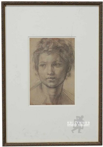 20x14 Michelangelo Sketch/Lg. Mat